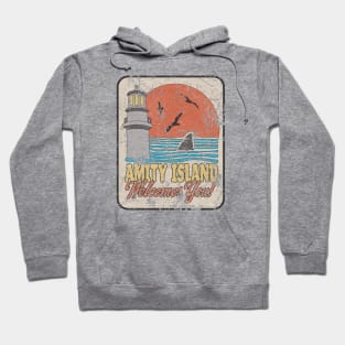 Jaws — Retro Amity Scene (weathered) Hoodie